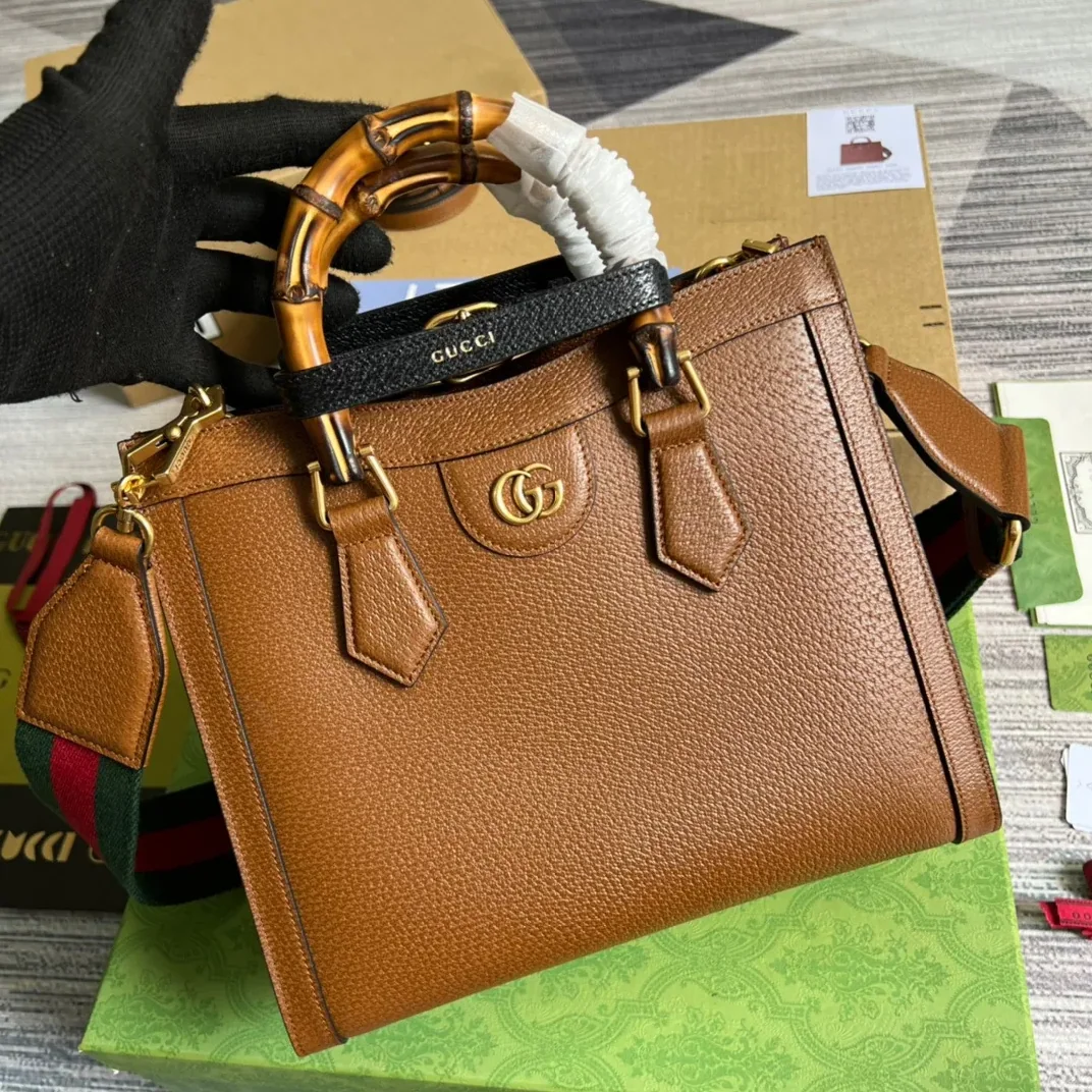 Gucci Diana Medium Tote Bag Brown Gucci Diana Medium Tote Bag Brown