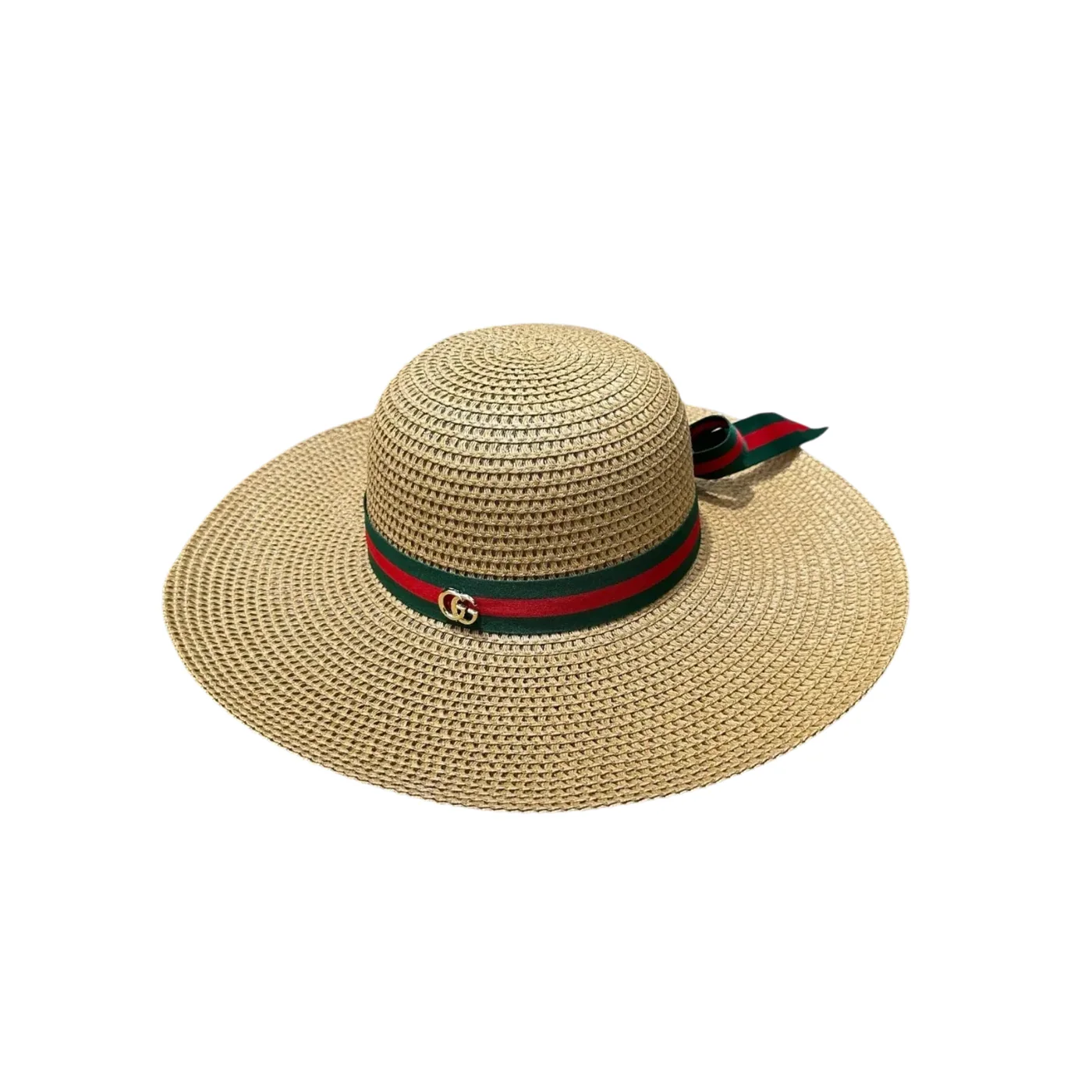 Gucci Ribbon Band Straw Fedora Hat Beige Straw Gucci Ribbon Band Straw Fedora Hat Beige Straw