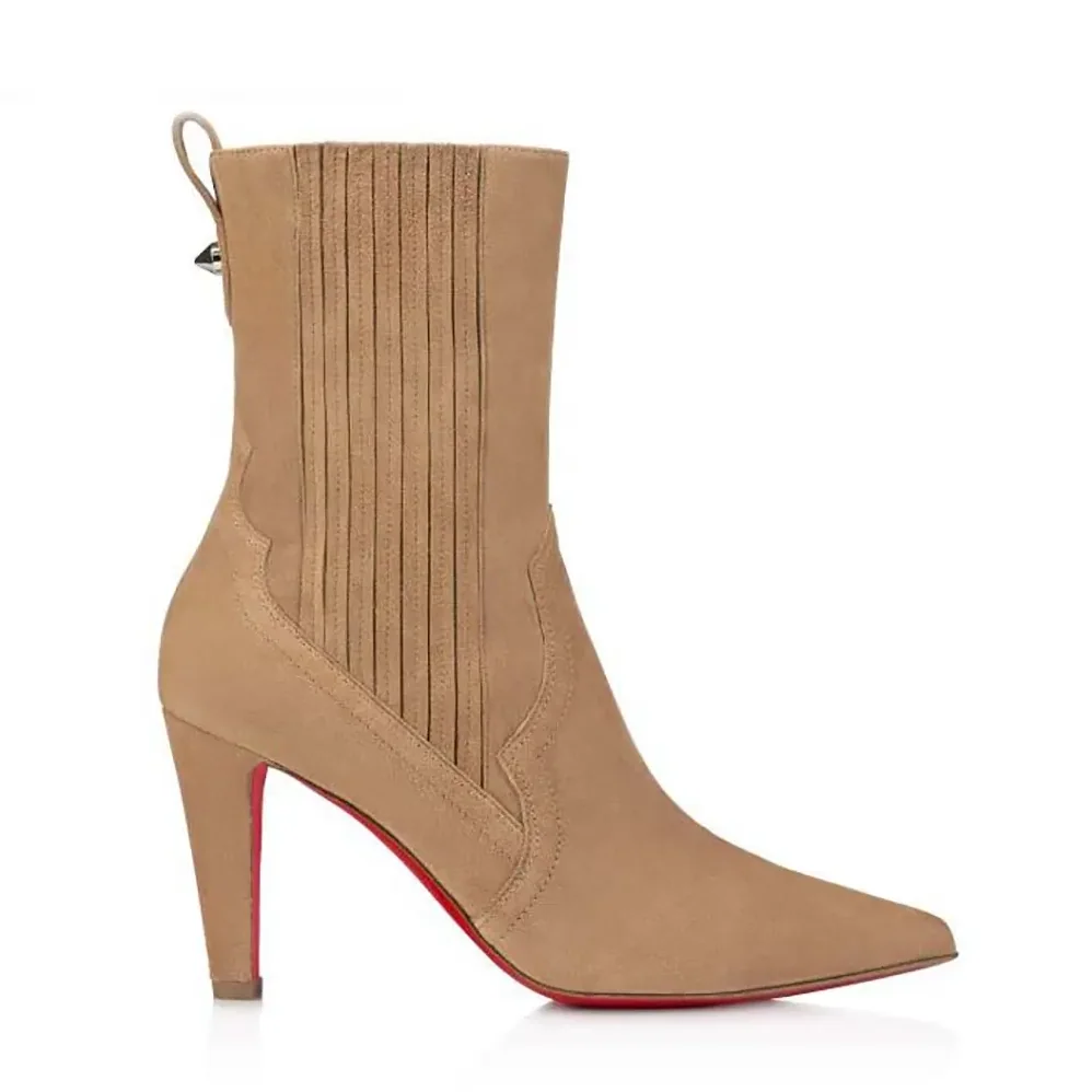 Christian Louboutin Santigag 85 mm Low Boots Veau Velours for Women