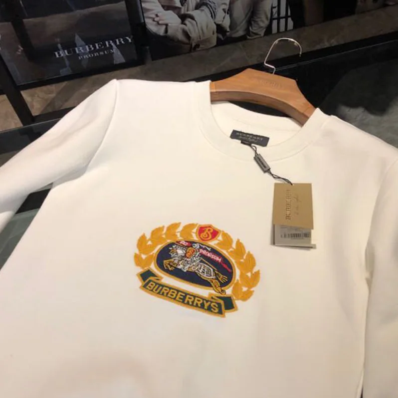 Burberry Reissued Jersey Sweatshirt for Women in White