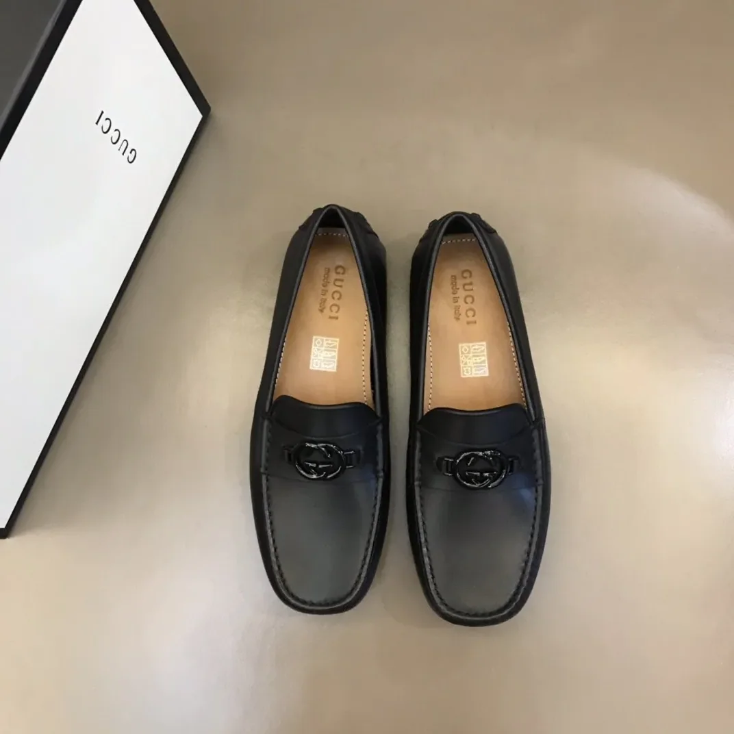 Loafer With Interlocking G Black
