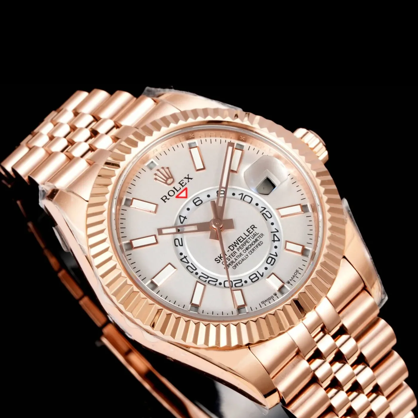 Rolex Sky Dweller Rose Gold White Dial Rolex Sky Dweller Rose Gold White Dial