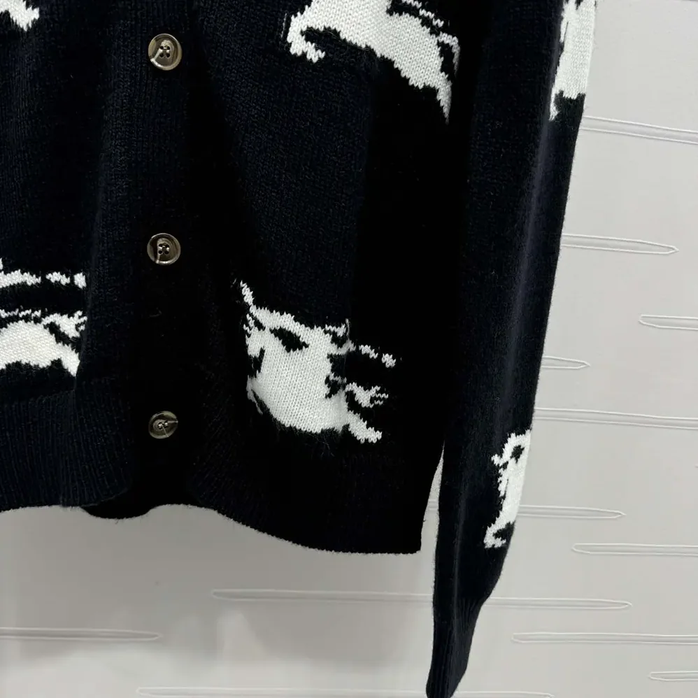 Burberry EKD Cotton Silk Cardigan for Women Burberry EKD Cotton Silk Cardigan for Women
