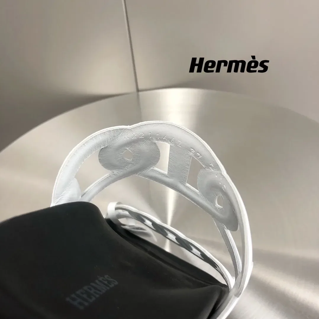 Hermes Extra Sandal White