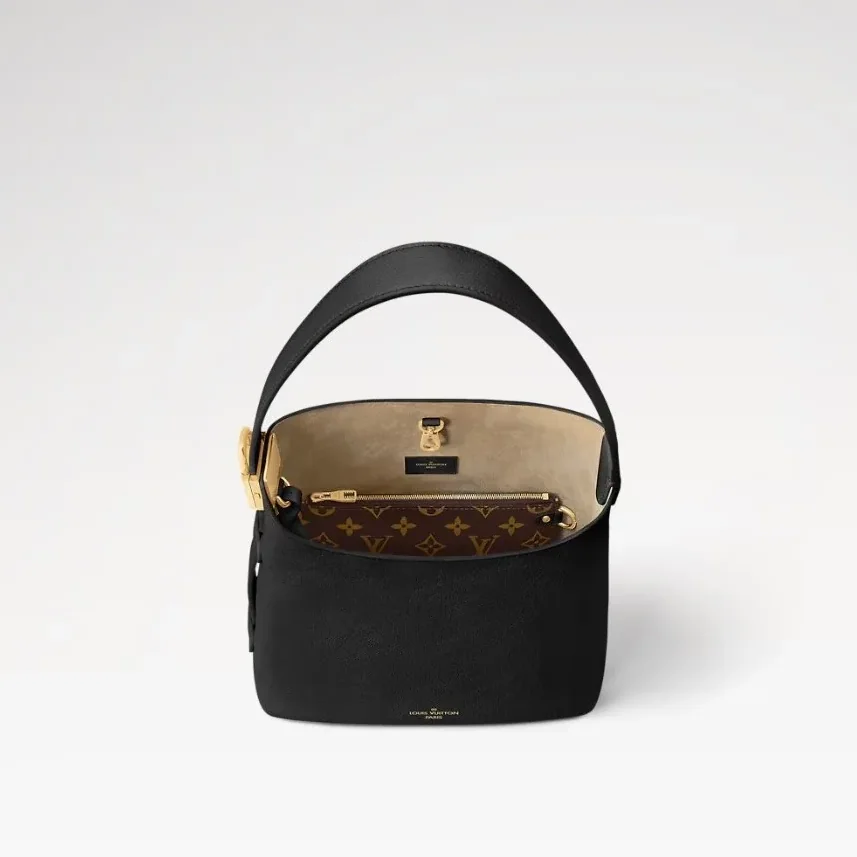 Louis Vuitton Low Key Hobo PM Black /