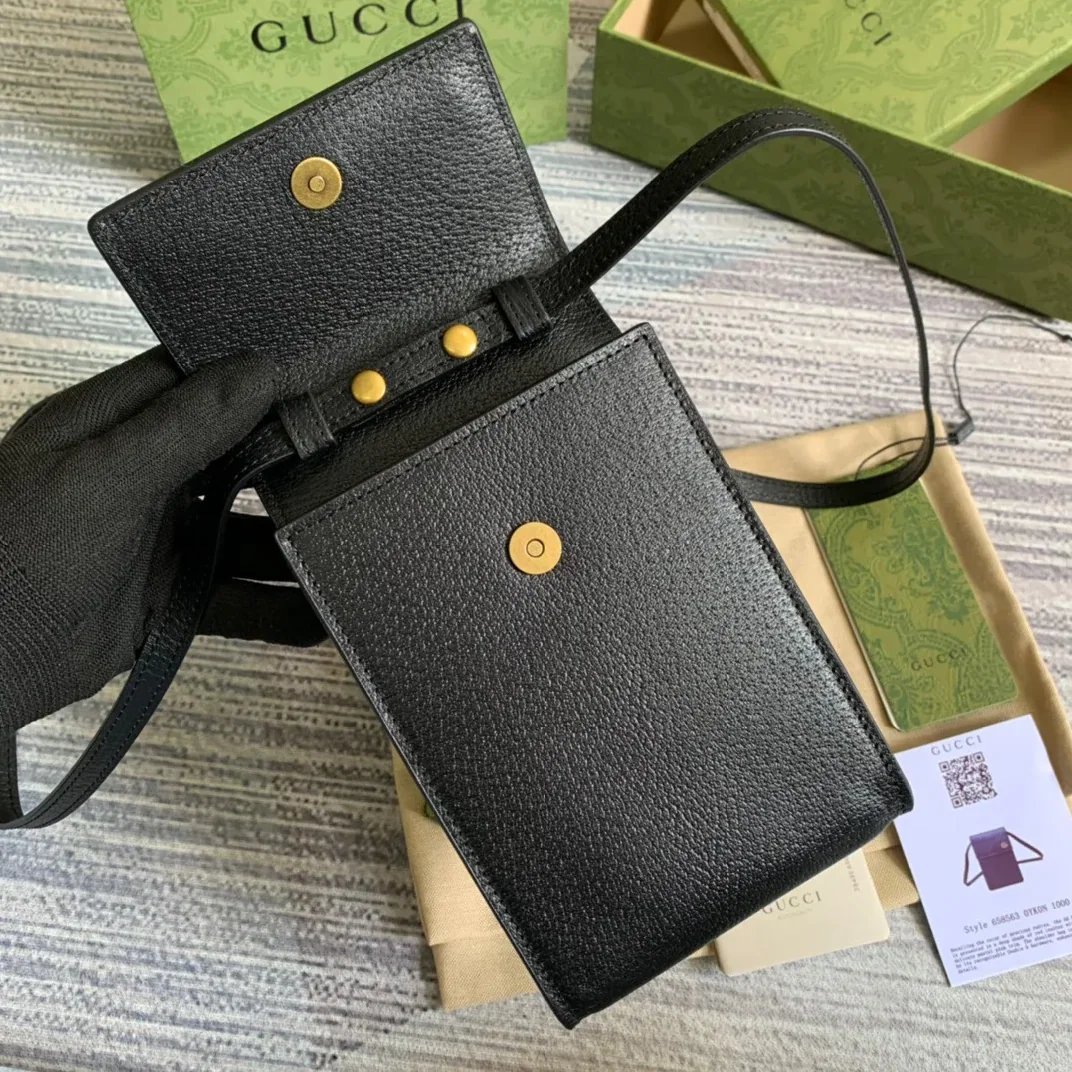 Gucci Mini Bag With Double G Black / Gucci Mini Bag With Double G Black /