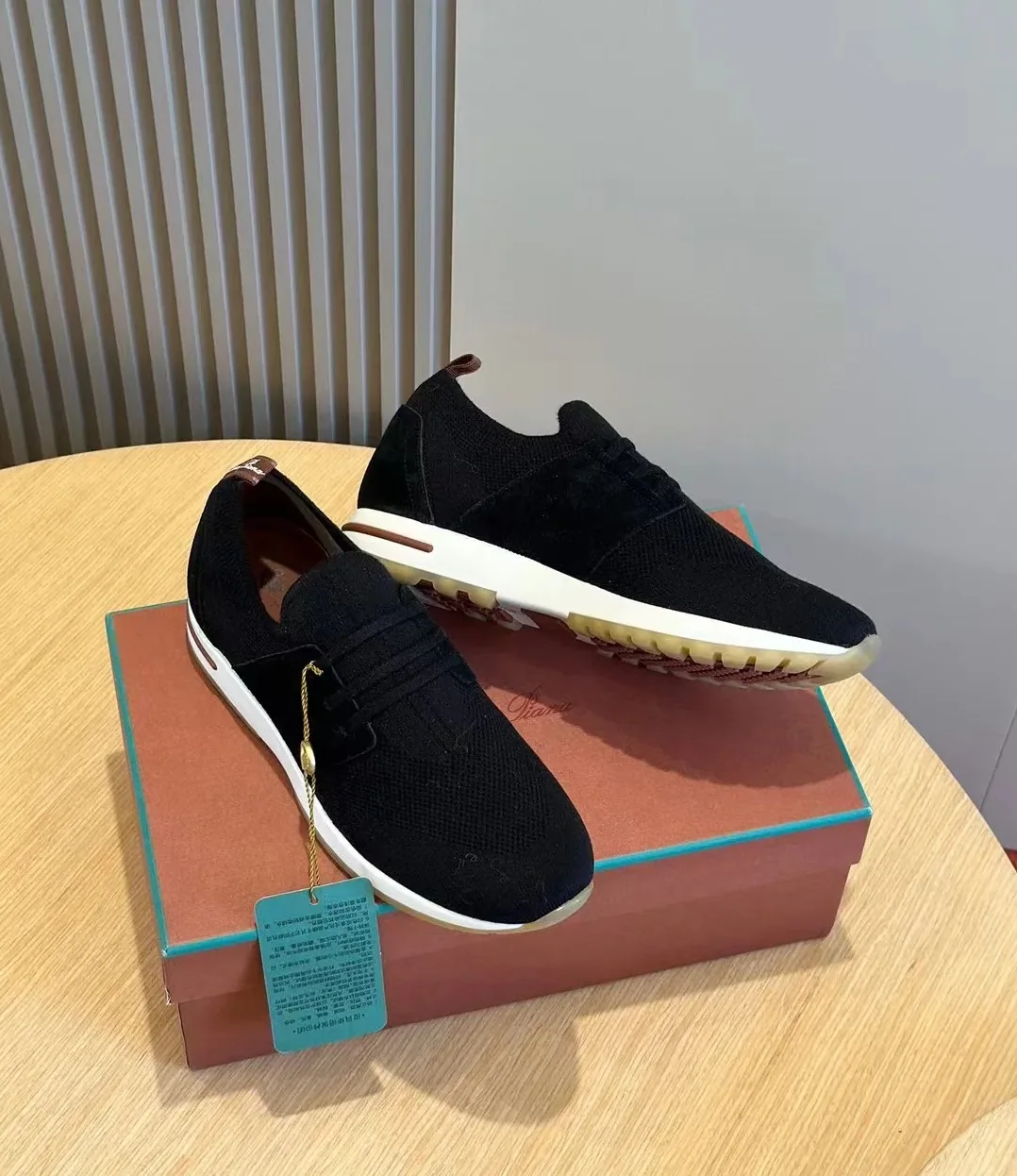 Loro Piana 360 Lp Flexy Walk Sneaker Black Loro Piana 360 Lp Flexy Walk Sneaker Black