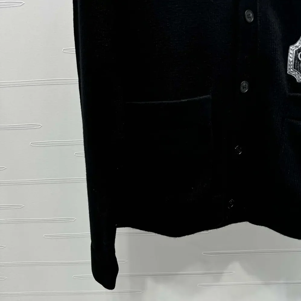 Dior Christian Dior Couture Cardigan Black Cashmere Jersey for Women Dior Christian Dior Couture Cardigan Black Cashmere Jersey for Women