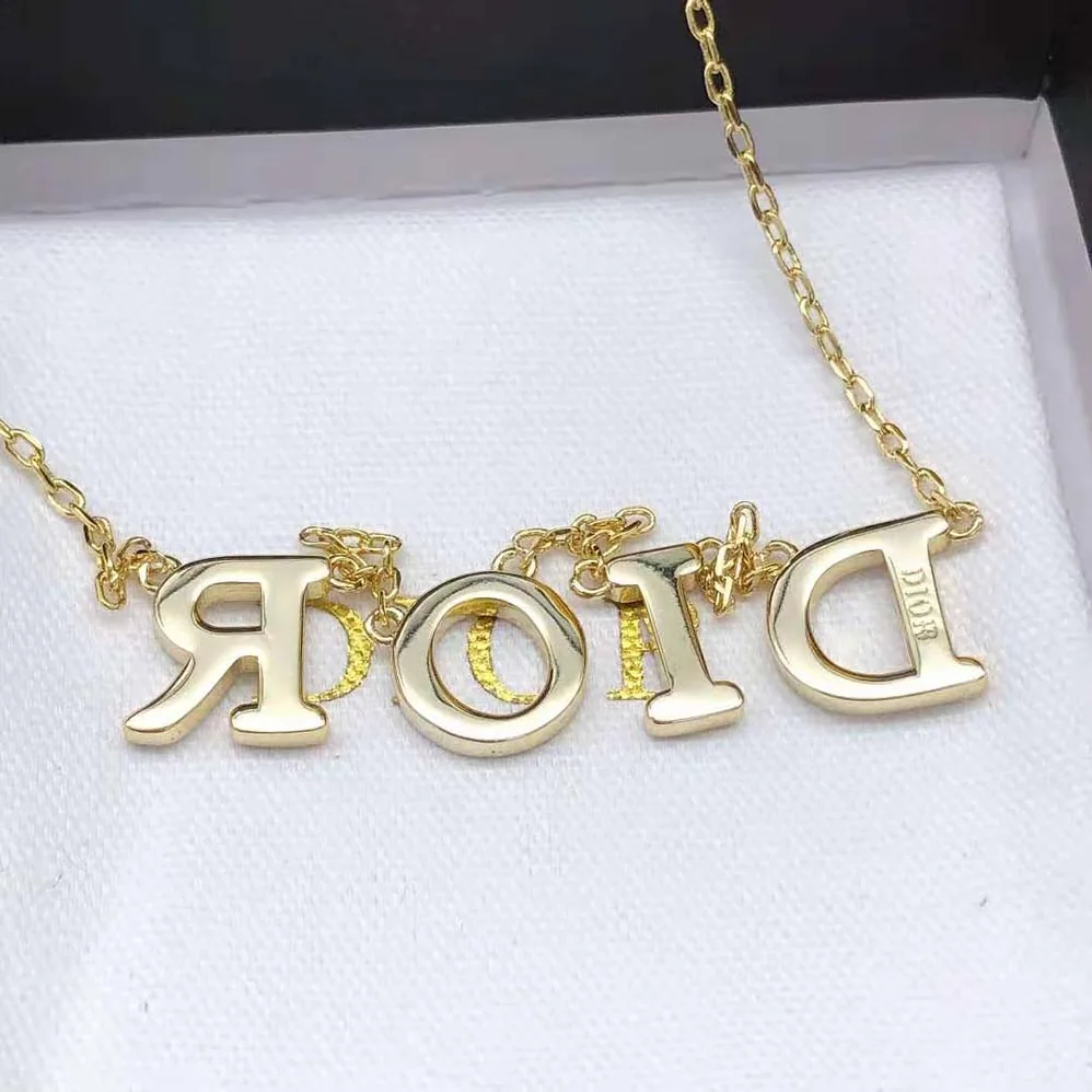 Dior Dio(r)evolution Necklace Gold-Finish Metal and White Lacquer for Women Dior Dio(r)evolution Necklace Gold-Finish Metal and White Lacquer for Women