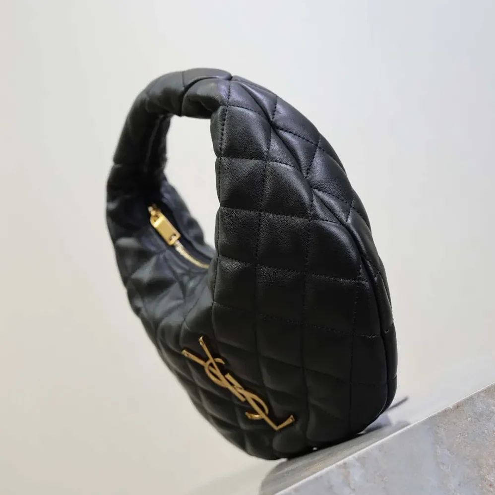 Saint Laurent YSL Icarino In Quilted Nappa for Women in Black