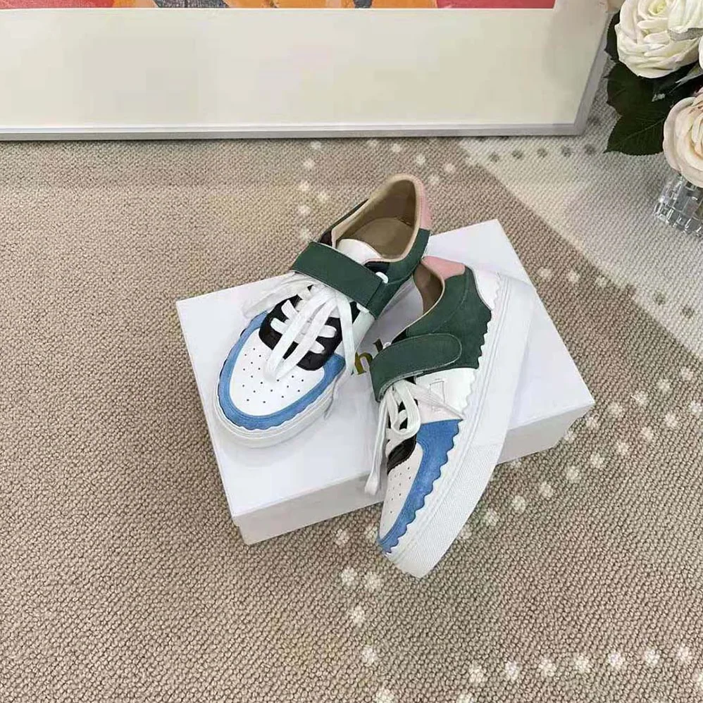 Chloe Lauren Sneaker with Strap for Women in Blue Chloe Lauren Sneaker with Strap for Women in Blue