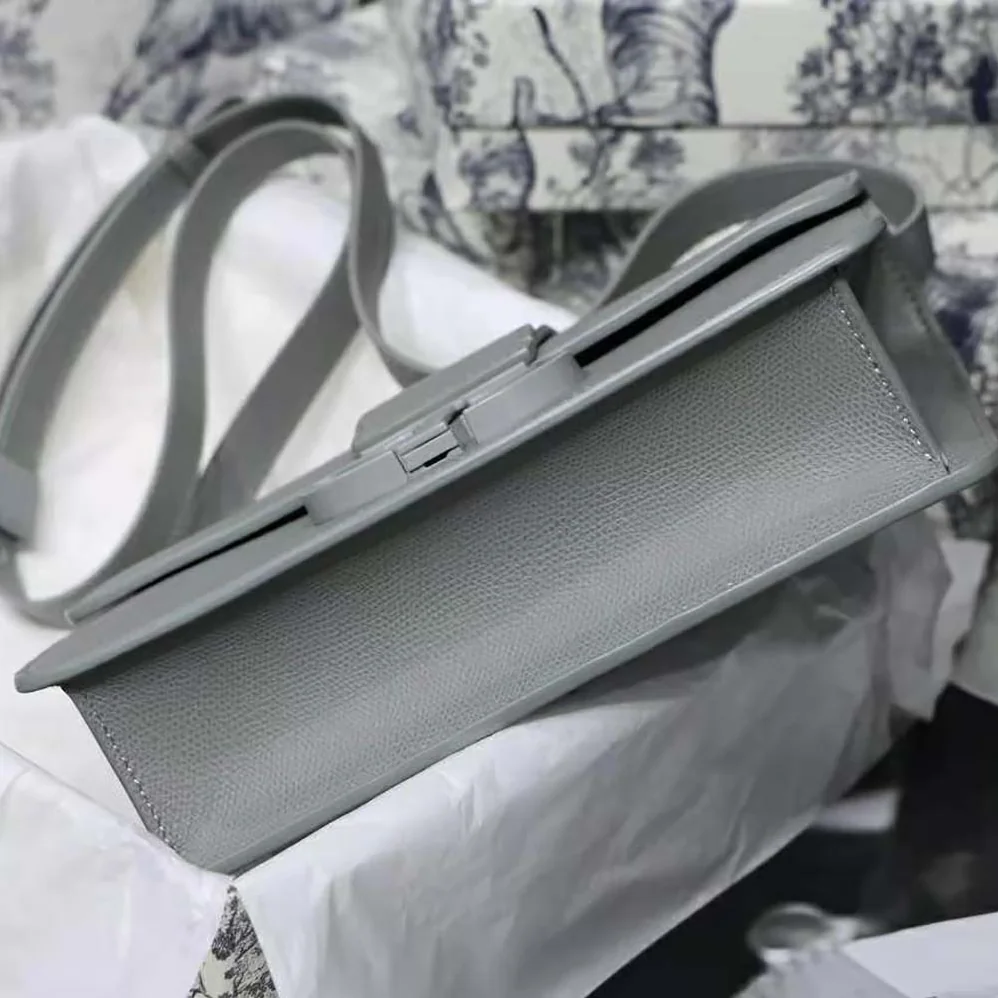 Dior 30 Montaigne Bag Ultramatte Grained Calfskin for Women in Silver Dior 30 Montaigne Bag Ultramatte Grained Calfskin for Women in Silver