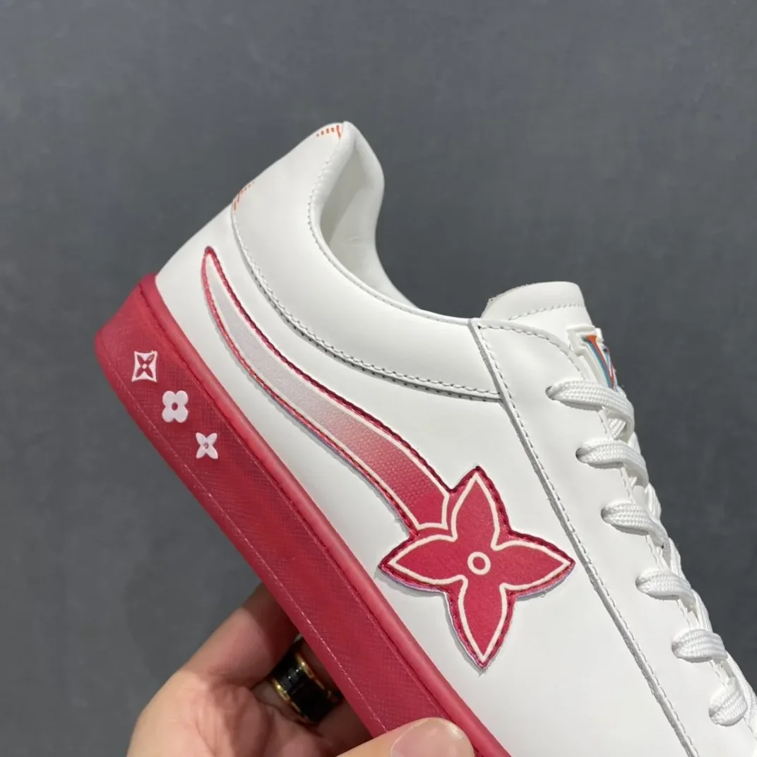 Louis Vuitton Luxembourg Samothrace Sneaker Red Louis Vuitton Luxembourg Samothrace Sneaker Red