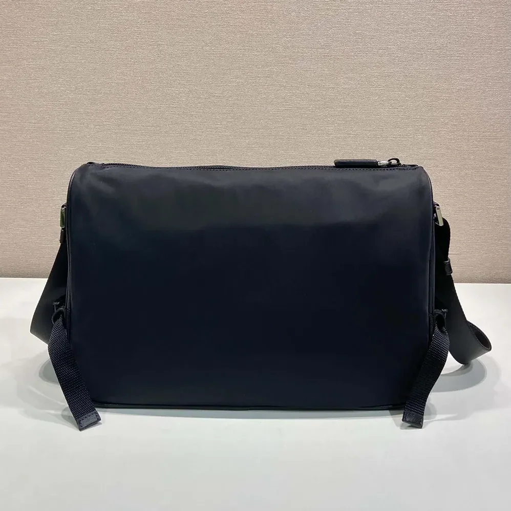 Prada Large Re-Nylon and Saffiano Leather Shoulder Bag for Unisex