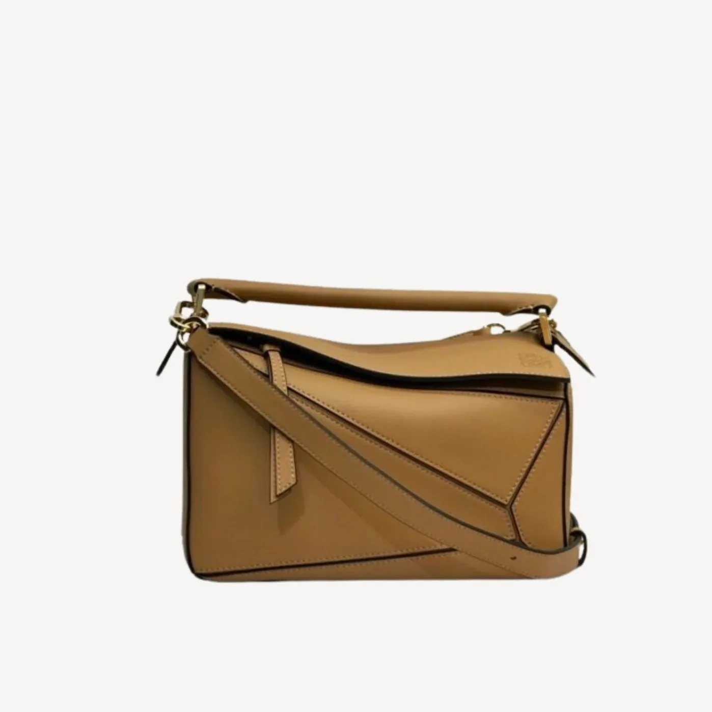 Loewe Small Puzzle Bag Brown /