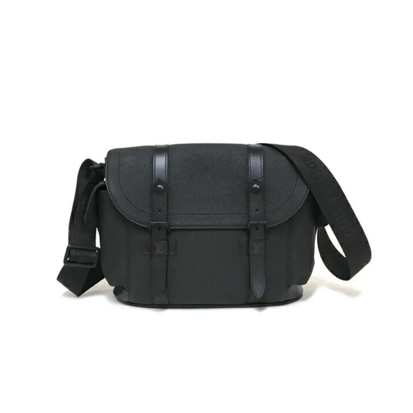 Louis Vuitton Christopher Messenger Taurillon Black Louis Vuitton Christopher Messenger Taurillon Black