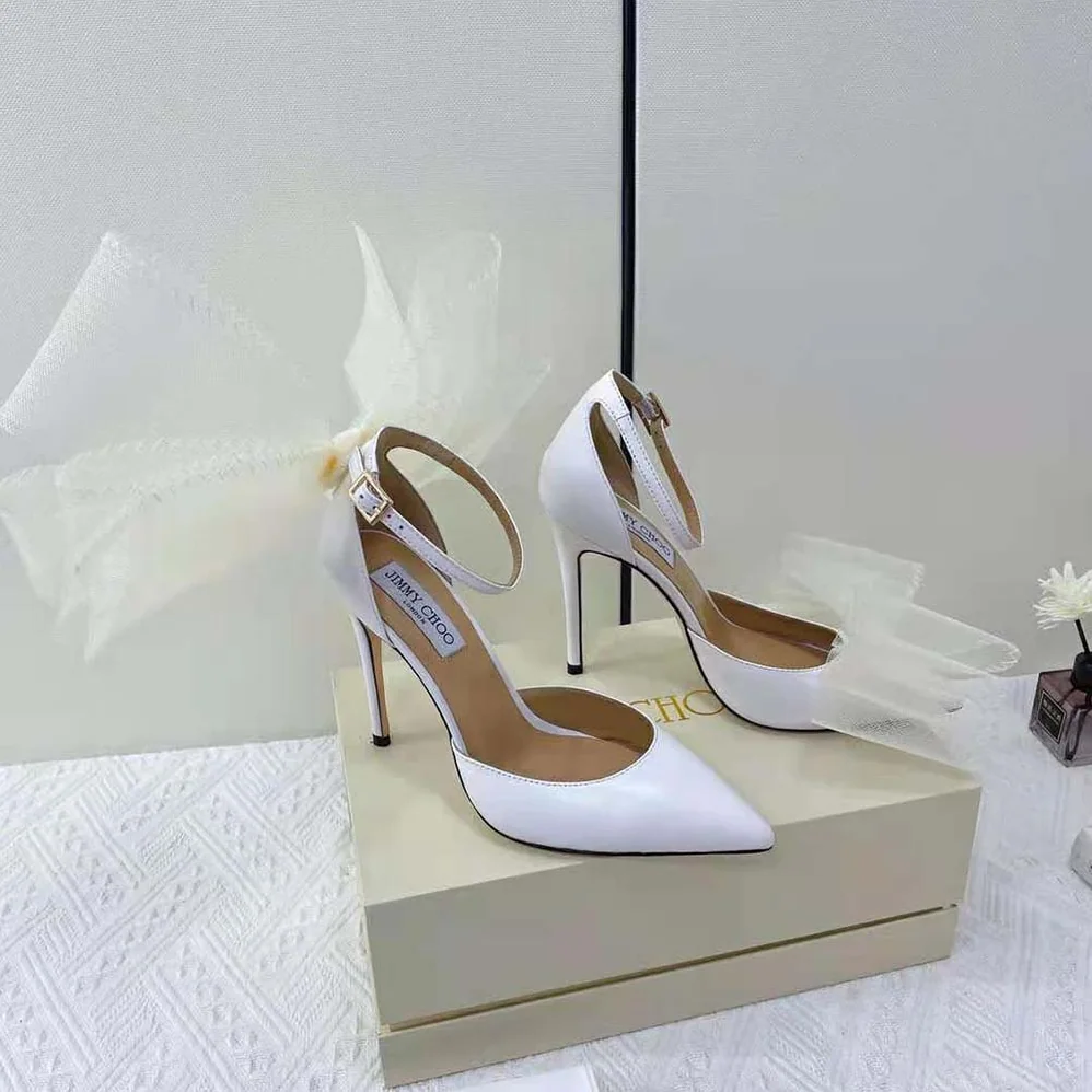 Jimmy Choo Averly 100 Latte Pumps with Asymmetric Grosgrain Mesh Fascinator Bows for Women Jimmy Choo Averly 100 Latte Pumps with Asymmetric Grosgrain Mesh Fascinator Bows for Women