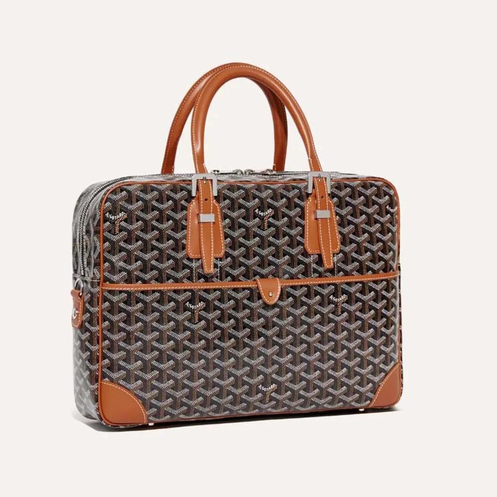 Goyard Ambassade MM Document Case for Women in Brown Goyard Ambassade MM Document Case for Women in Brown