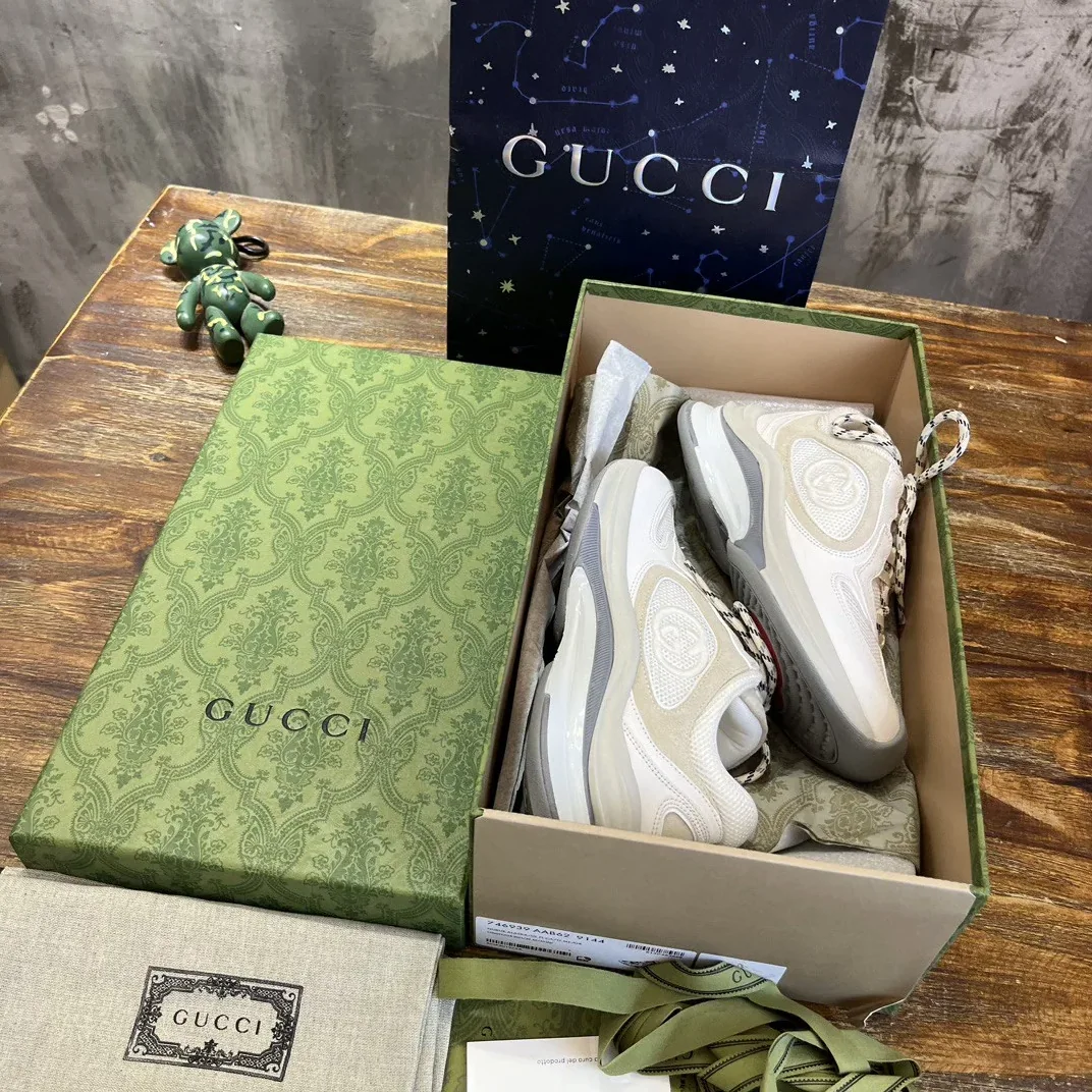 Gucci Run Sneaker White Gucci Run Sneaker White
