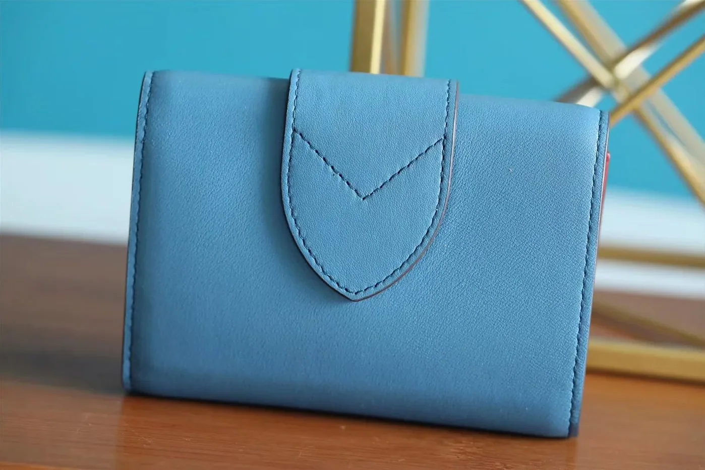 Louis Vuitton Pont 9 Compact Wallet Blue Louis Vuitton Pont 9 Compact Wallet Blue