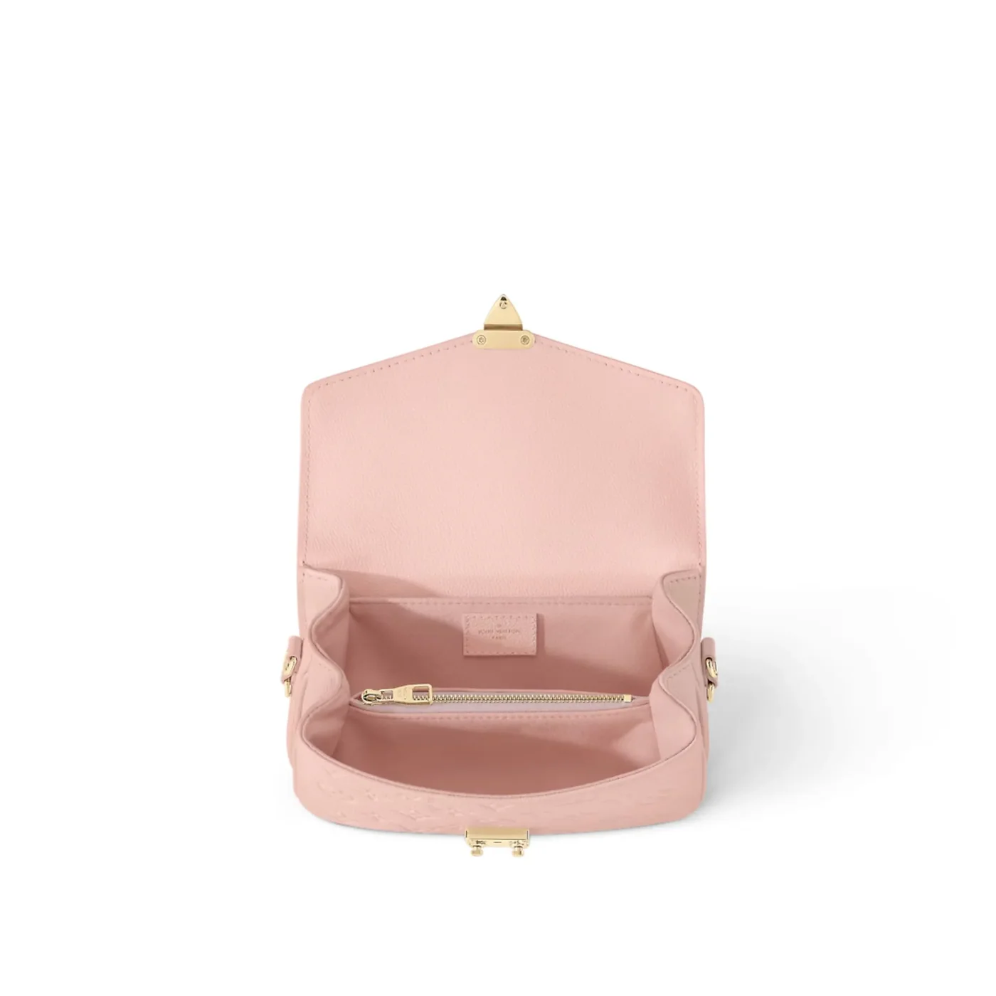 Louis Vuitton Pochette Metis East West Shoulder Bag in Pink Gold Hardware