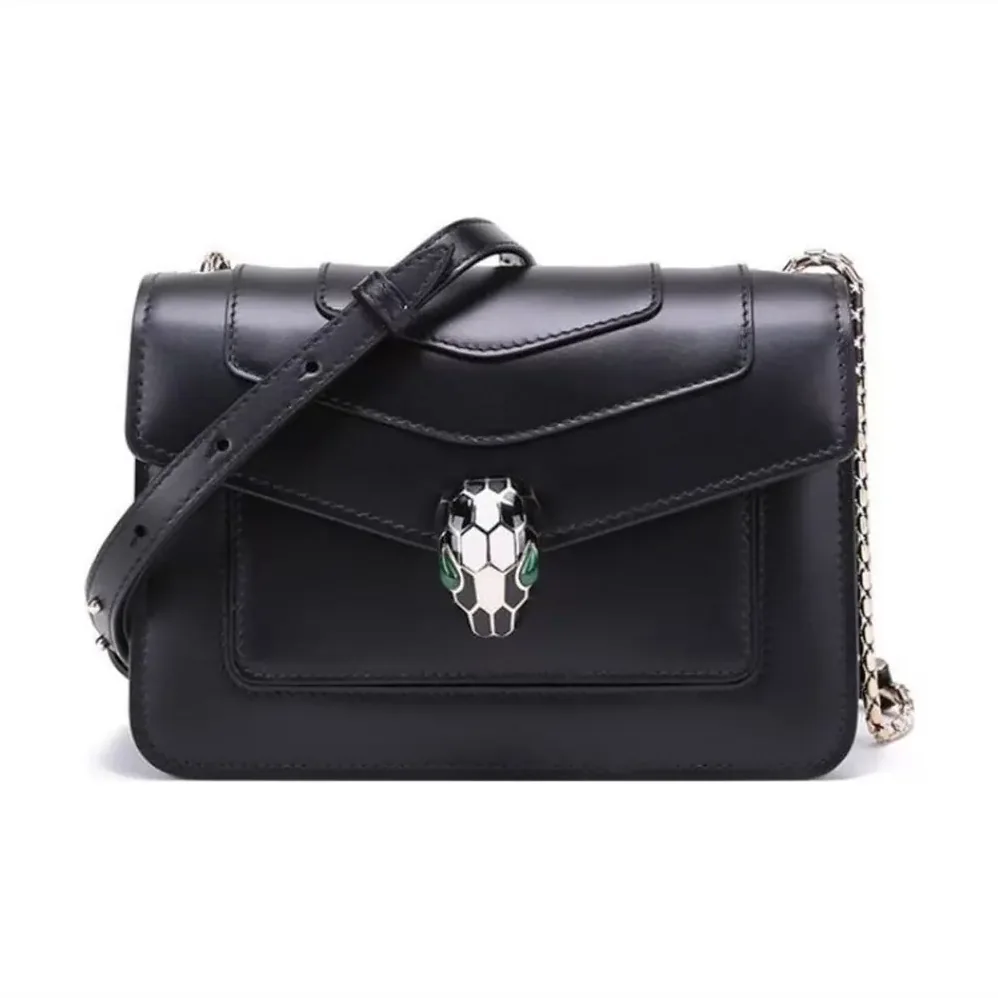 Bvlgari Mini Serpenti Forever East-West Shoulder Bag for Women in Black Bvlgari Mini Serpenti Forever East-West Shoulder Bag for Women in Black