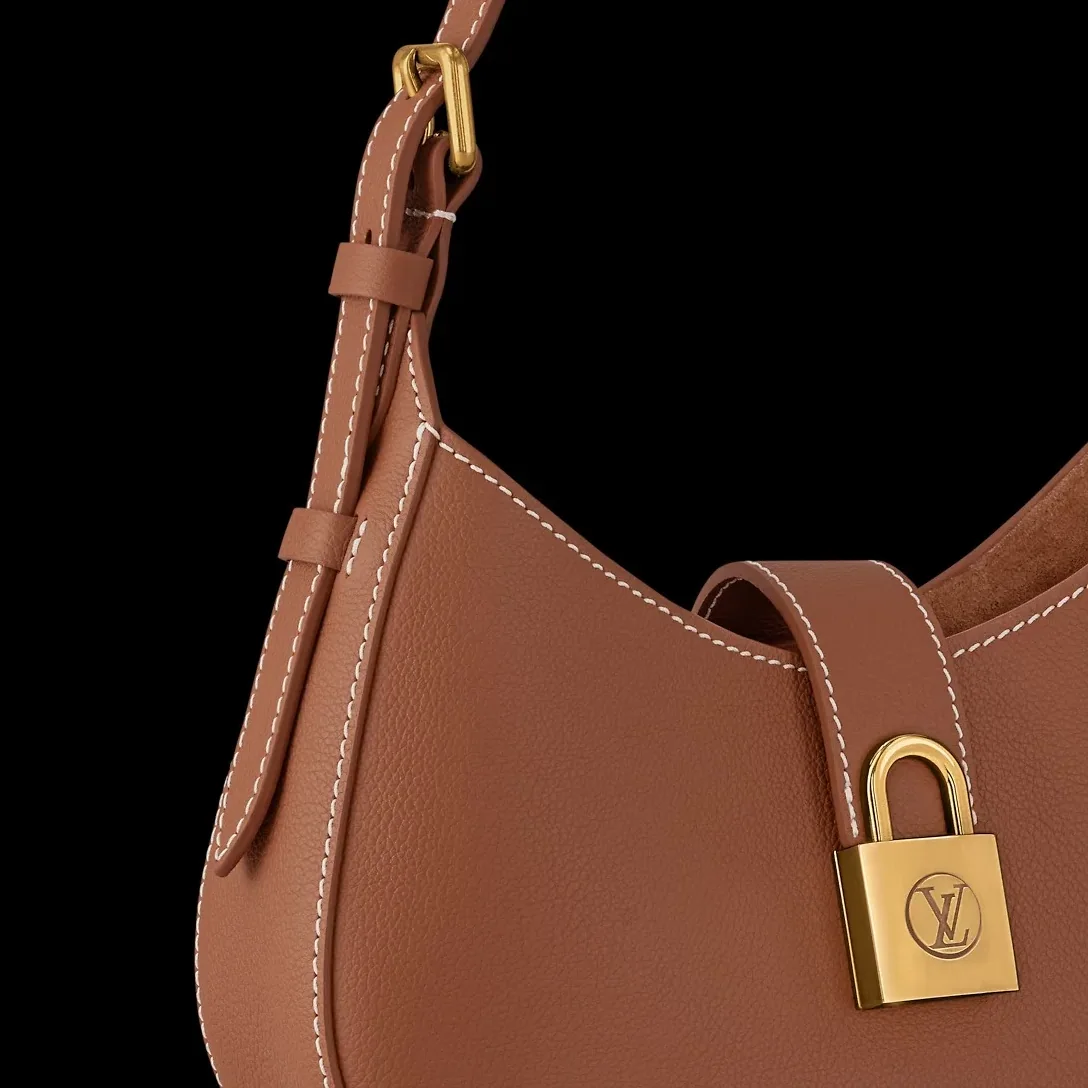 Louis Vuitton Low Key Shoulder Bag Brown 10 Inches/