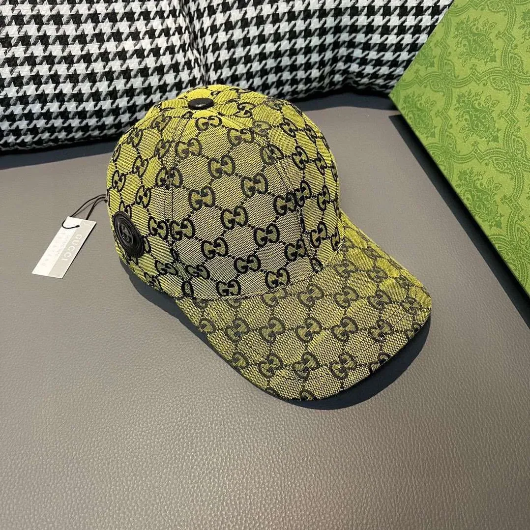 Gucci Baseball Hat Yellow
