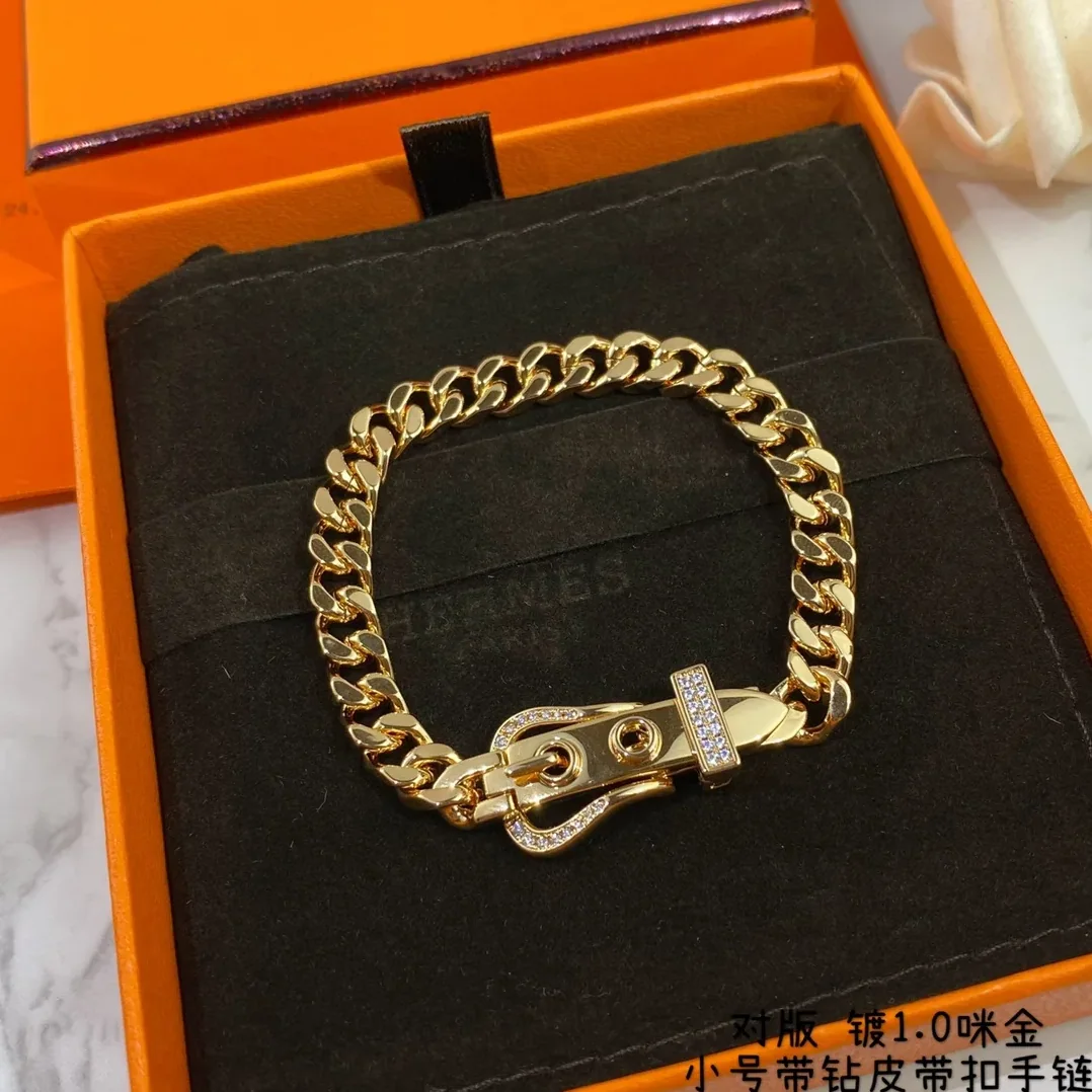 Hermes Gourmette Beaded Bracelet Gold Hermes Gourmette Beaded Bracelet Gold