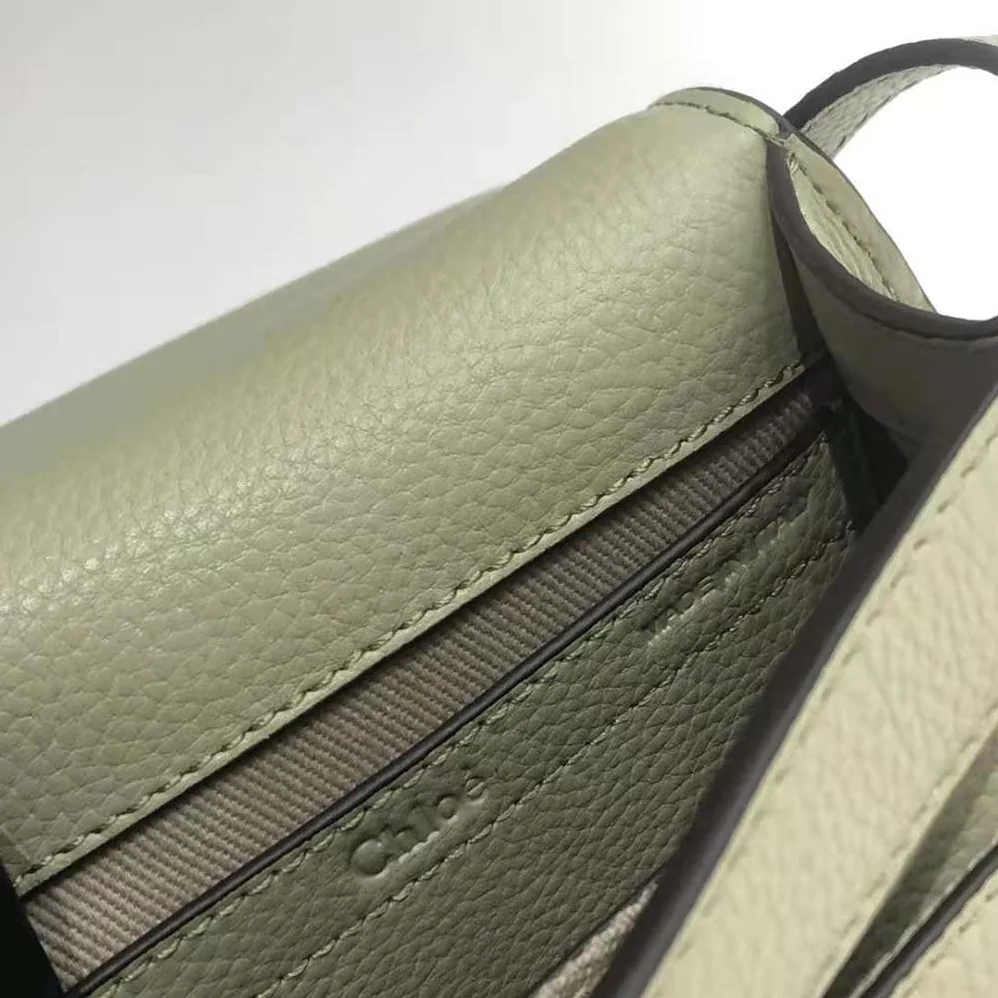 Chloe Marcie Small Saddle Bag for Women in Green Chloe Marcie Small Saddle Bag for Women in Green