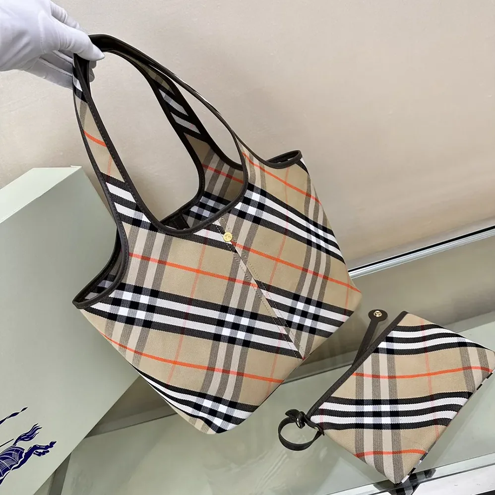 Burberry Small Check Tote for Women