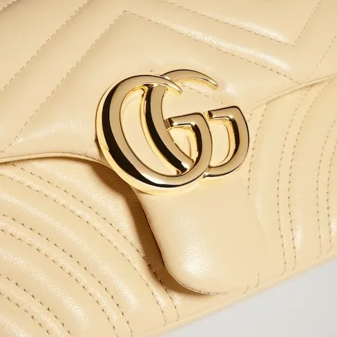 Gucci Marmont Small Shoulder Bag in Light Yellow Gold Hardware Gucci Marmont Small Shoulder Bag in Light Yellow Gold Hardware