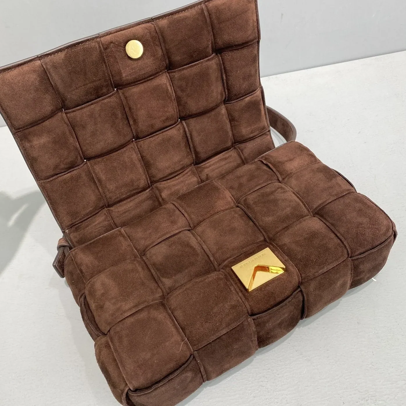 Bottega Veneta Padded Cassette Caramel Bottega Veneta Padded Cassette Caramel