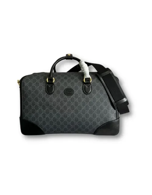 Gucci Duffle Bag With Interlocking G Black / Gucci Duffle Bag With Interlocking G Black /