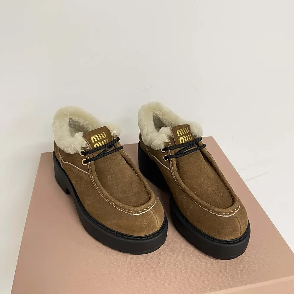 Miu Miu Faded Suede Booties 5T965D_X0O for Women