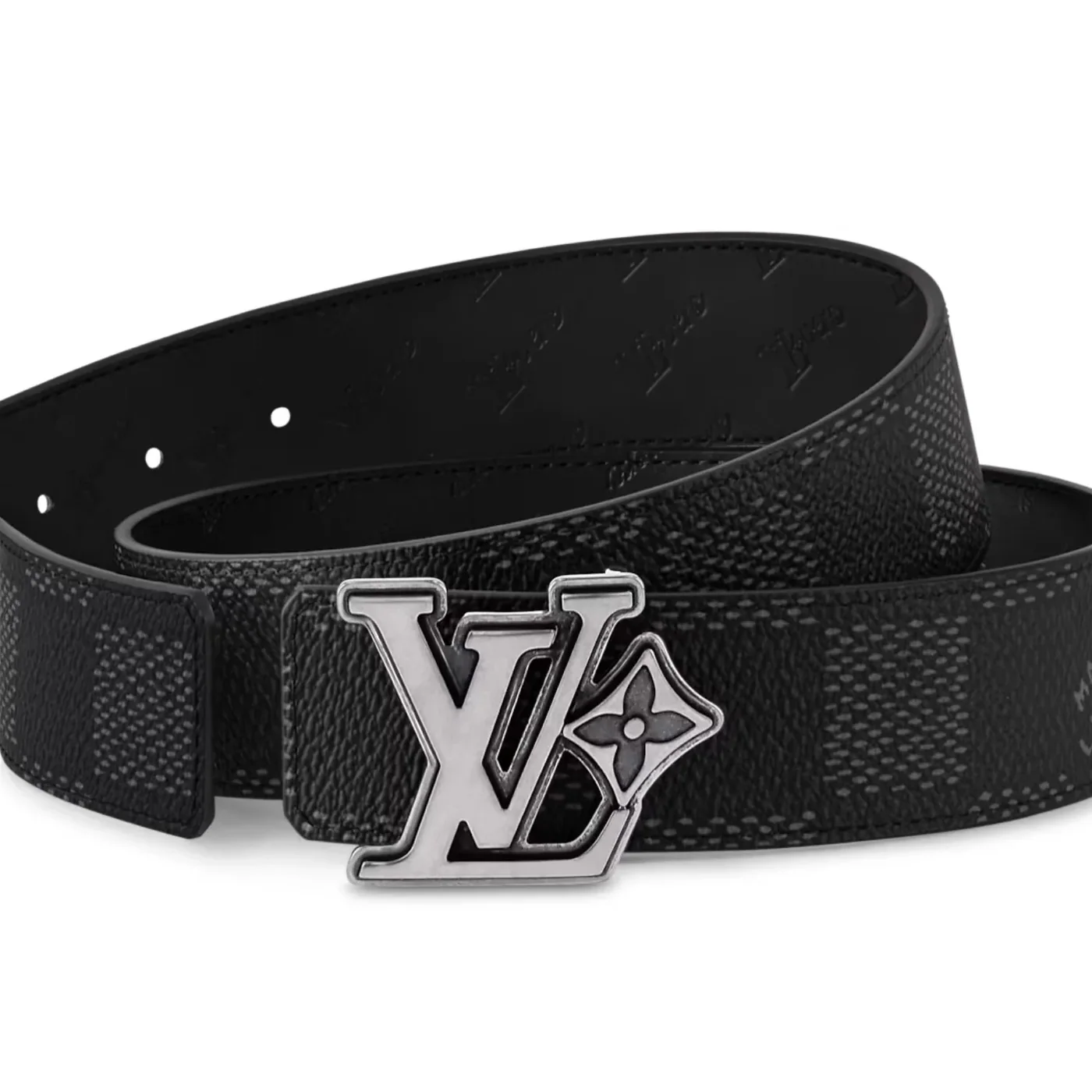Louis Vuitton LV Flower Reversible Belt Black