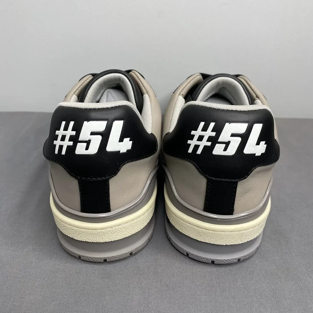 Louis Vuitton Trainer Sneaker Mix Of Materials Black