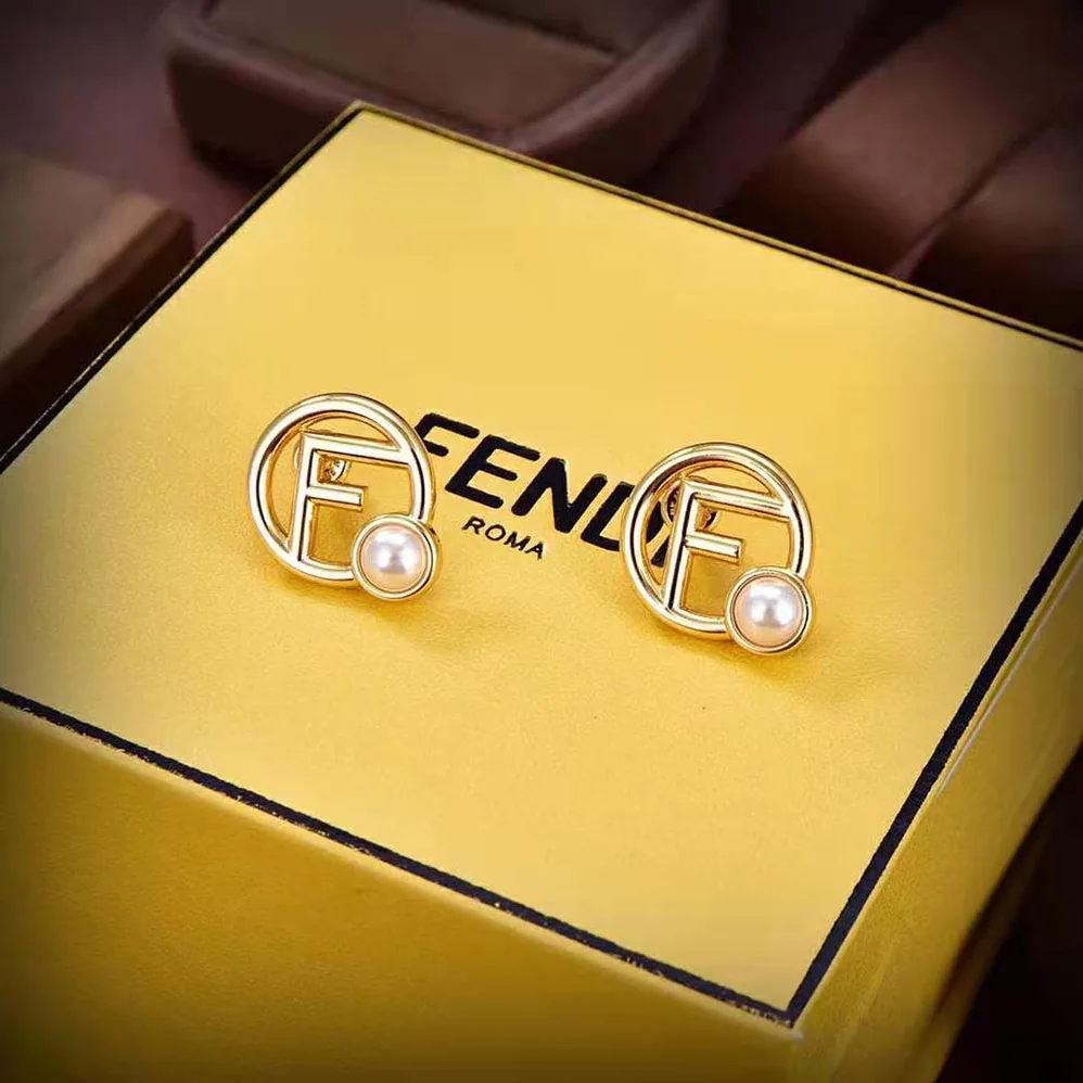 Fendi F is Fendi Earrings Gold for Women in colored