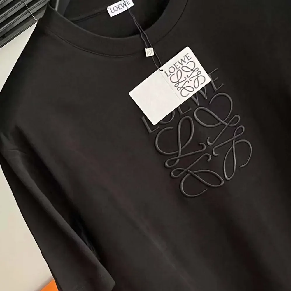 Loewe Oversize Fit T-shirt in Cotton for Men in Black Loewe Oversize Fit T-shirt in Cotton for Men in Black