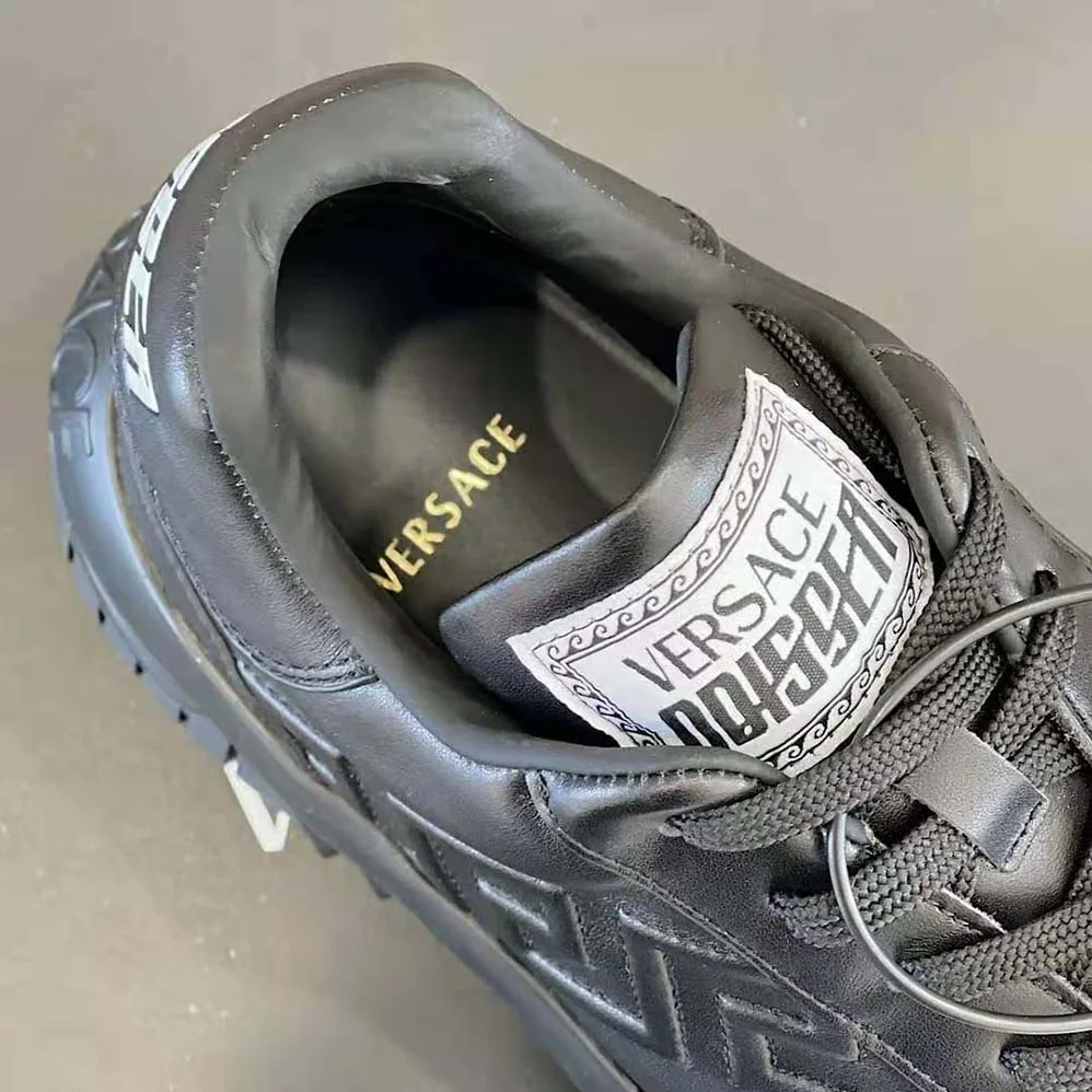 Versace Greca Odissea Sneakers for Men in Black