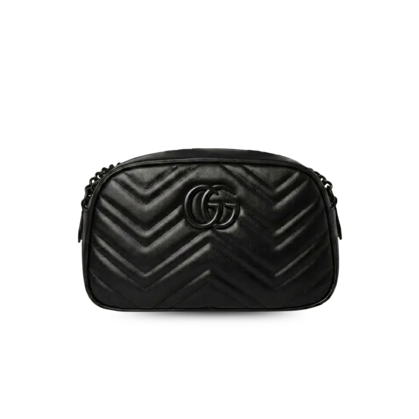 Gucci Marmont Matelasse Shoulder Bag in Black Matelasse Black Hardware Gucci Marmont Matelasse Shoulder Bag in Black Matelasse Black Hardware