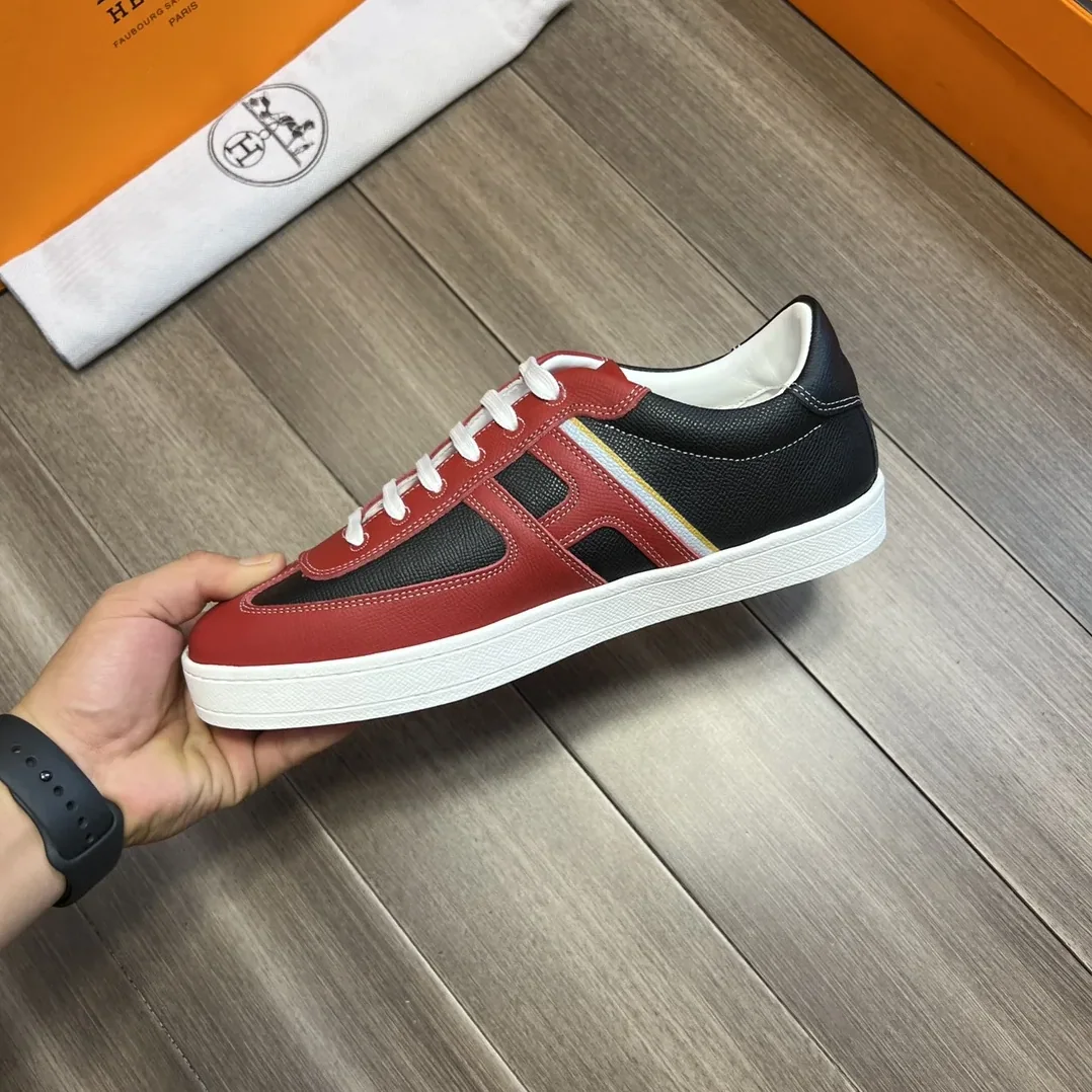 Hermes Boomerang Sneaker Red Hermes Boomerang Sneaker Red