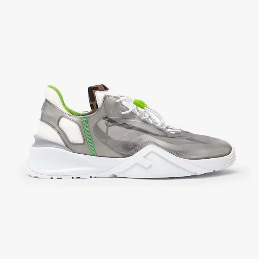 Fendi Flow Gray Nylon Low for Men in tops Fendi Flow Gray Nylon Low for Men in tops