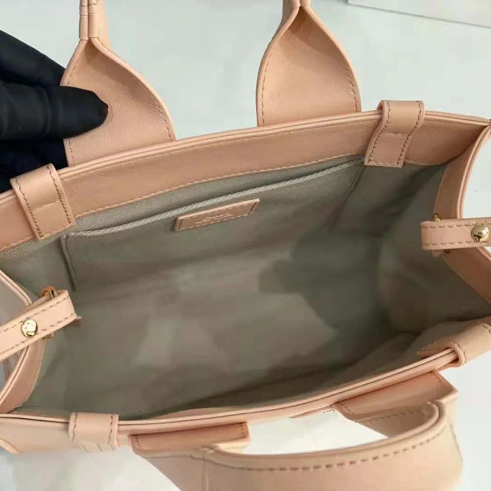 Chloe Mini Woody Tote Bag for Women in Pink Chloe Mini Woody Tote Bag for Women in Pink