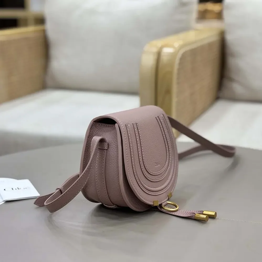 Chloe Small Marcie Saddle Bag is Crafted Leather for Women Chloe Small Marcie Saddle Bag is Crafted Leather for Women