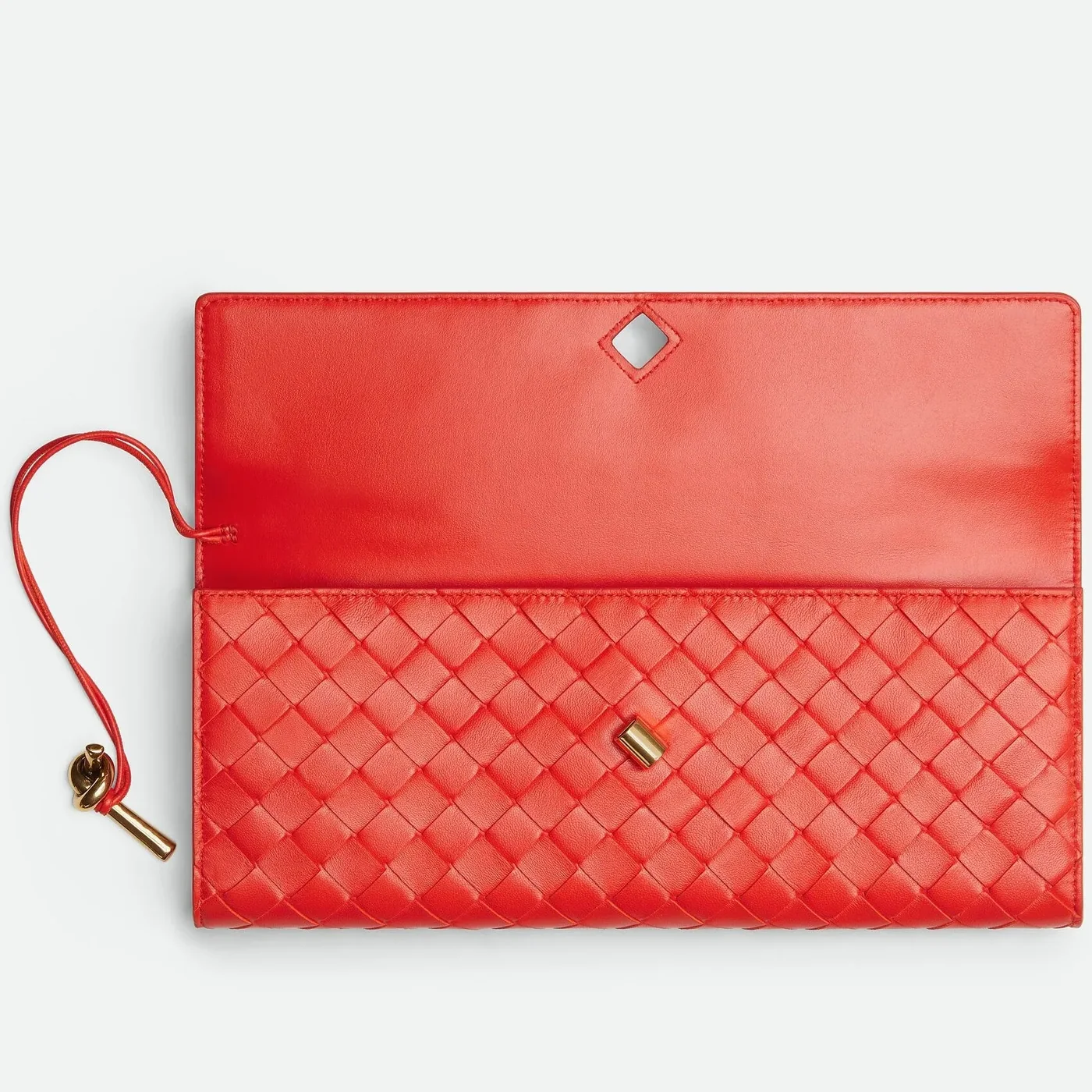 Bottega Veneta Andiamo Clutch Cherry Tomato / Bottega Veneta Andiamo Clutch Cherry Tomato /
