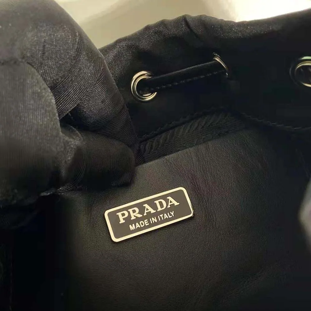 Prada Satin Mini-bag with Crystals for Women in Black Prada Satin Mini-bag with Crystals for Women in Black