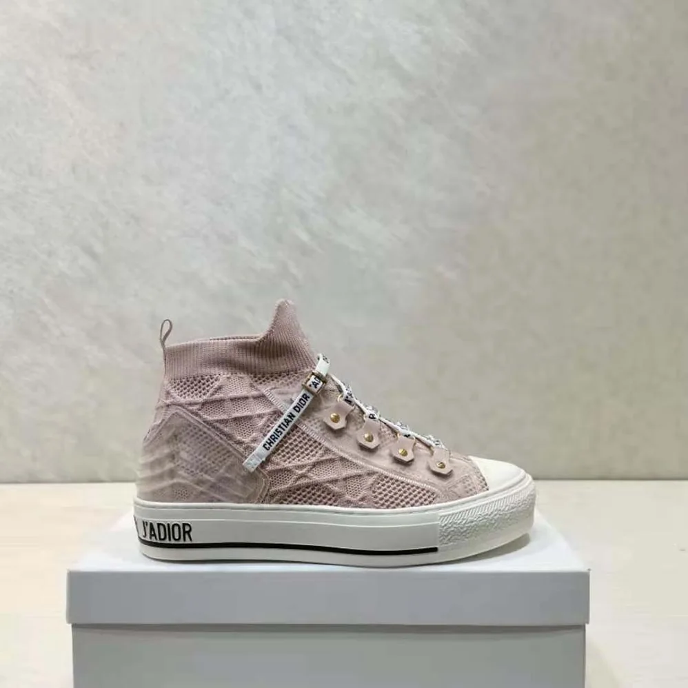 Dior Walk'n'dior Sneaker Pink Cannage Technical Mesh for Women