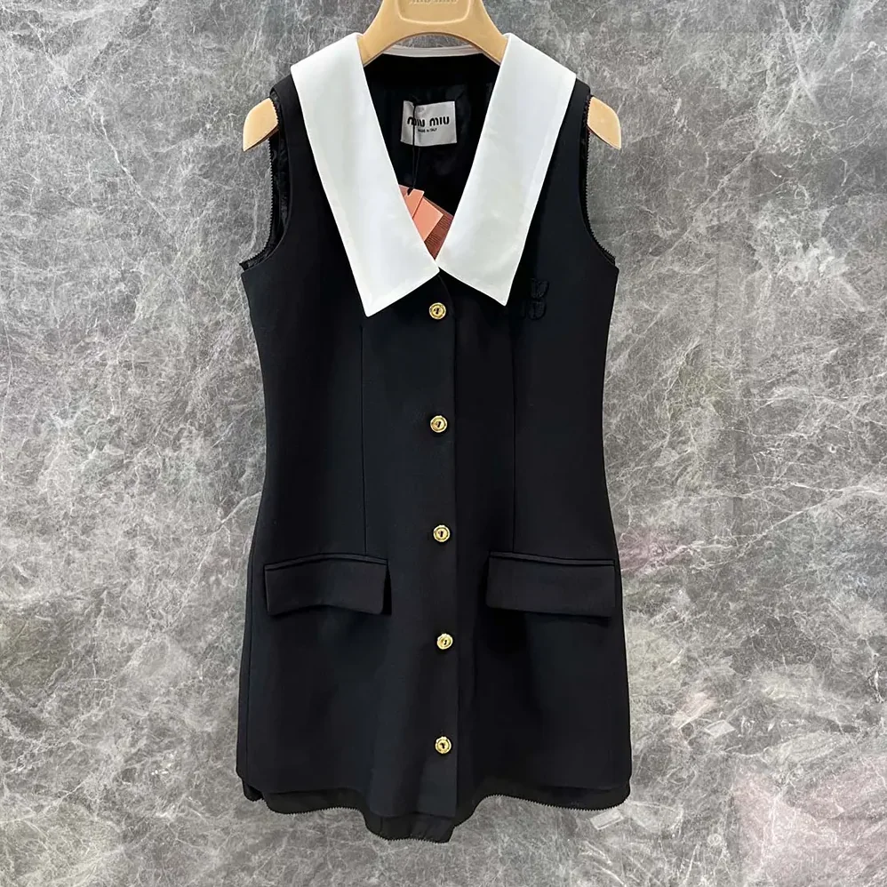 Miu Miu Grain De Poudre Wool Mini for Women in dress Miu Miu Grain De Poudre Wool Mini for Women in dress