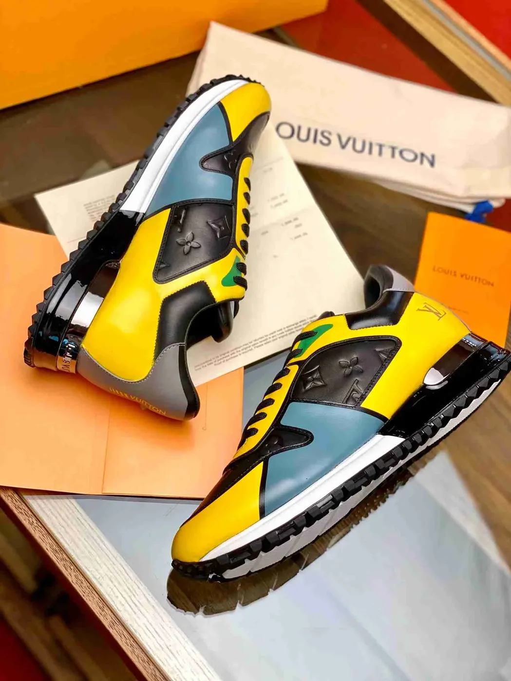 Louis Vuitton Run Away Sneaker Yellow